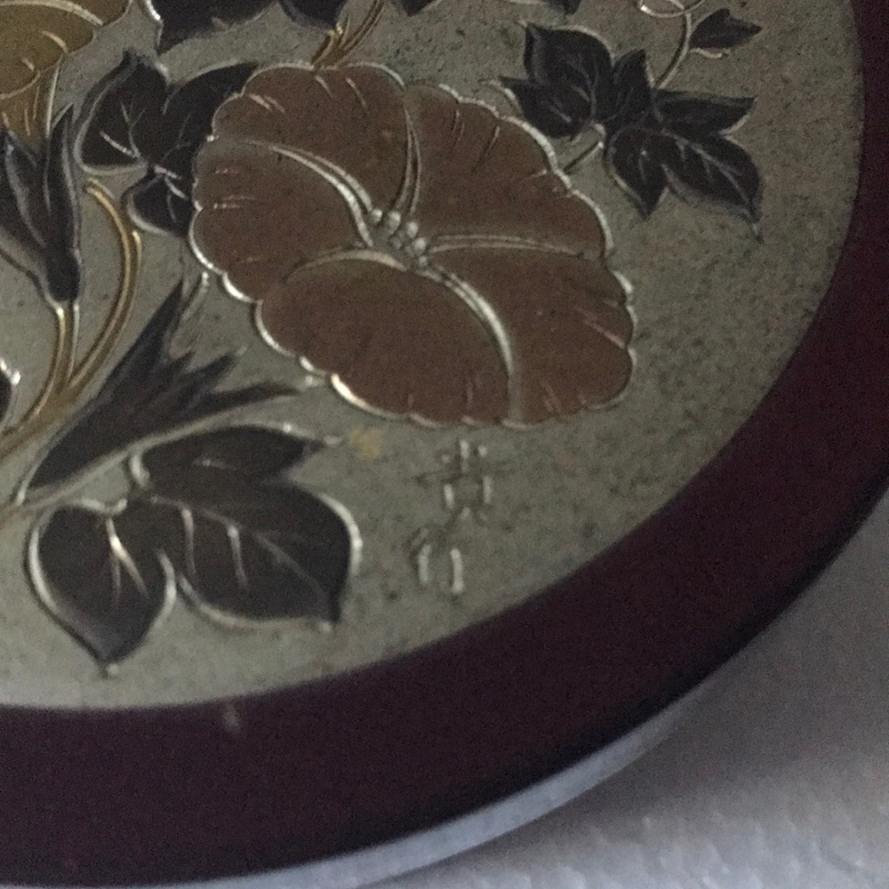Vintage lacquer jewelry box - Picture 2 of 5